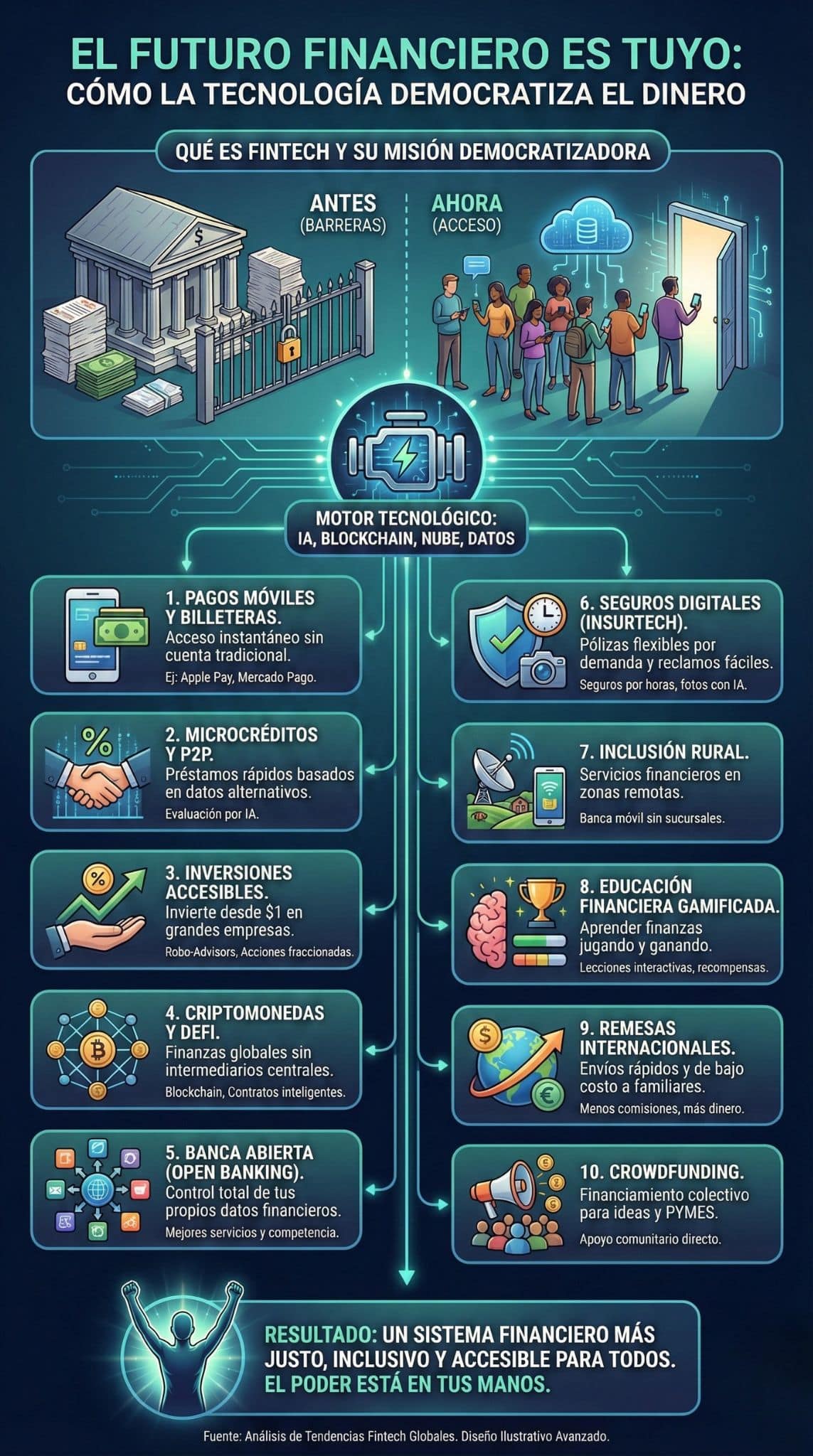 Qué es Fintech Cómo Democratiza las Finanzas Hoy