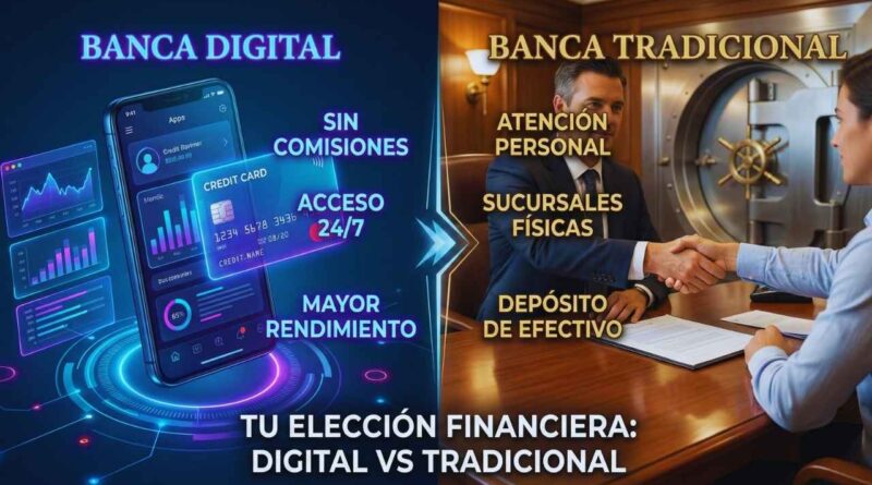 Banca digital vs banca tradicional