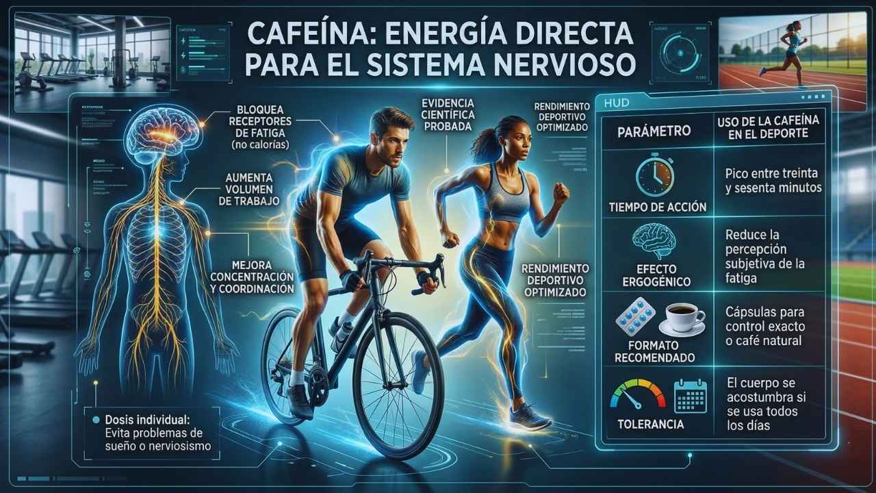 Cafeína: Energía directa para el sistema nervioso