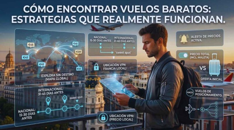 Cómo encontrar vuelos baratos