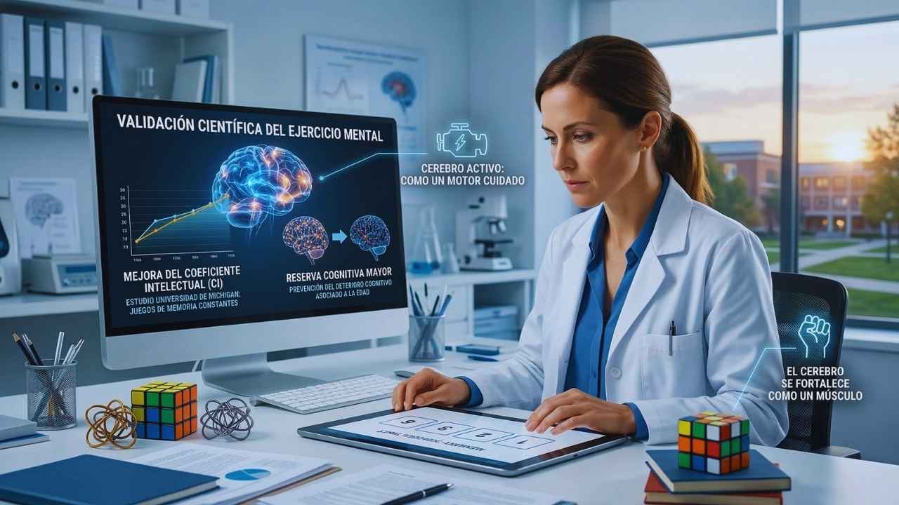 Datos científicos que validan el ejercicio mental