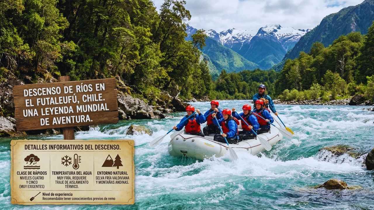 Descenso de ríos en el Futaleufú, Chile