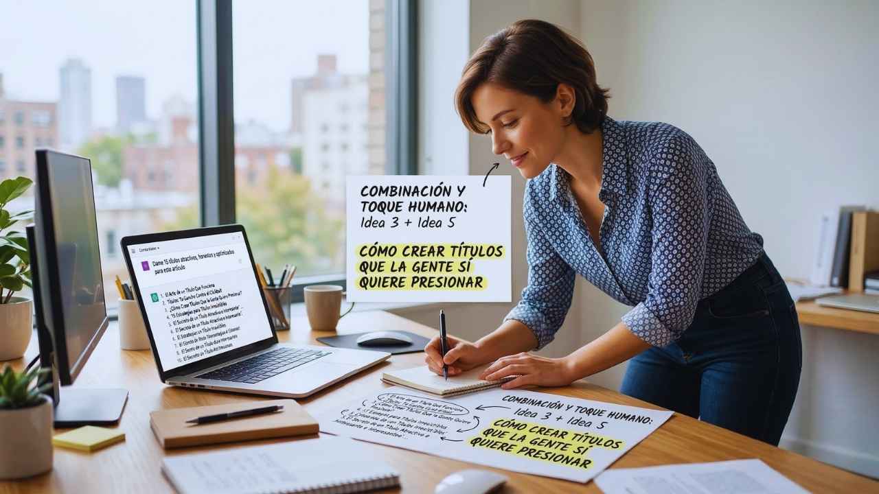 Encontrar el título que la gente sí quiere presionar