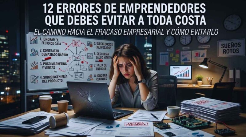 Errores de emprendedores