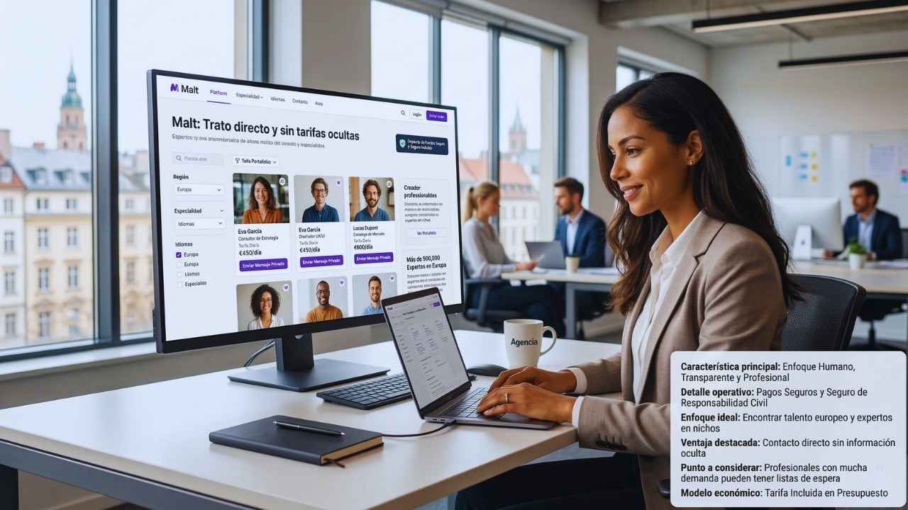 Malt: Trato directo y sin tarifas ocultas