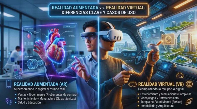 Realidad aumentada vs realidad virtual