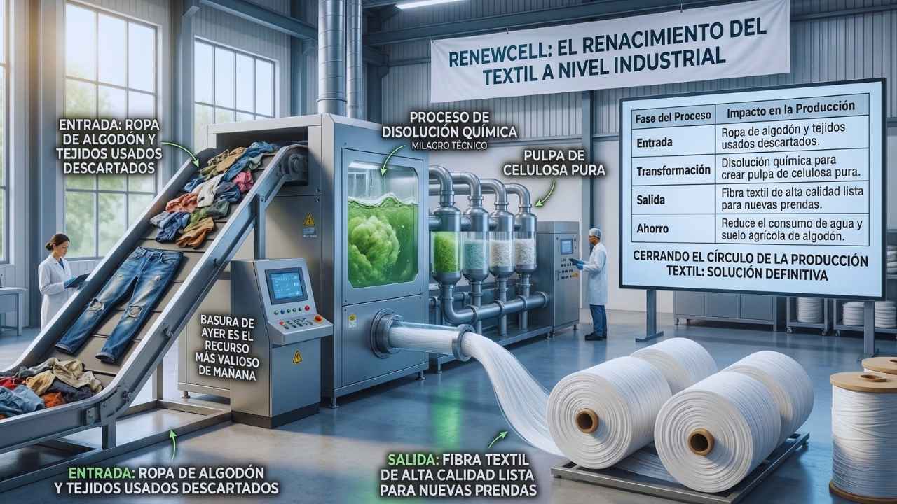 Renewcell: El renacimiento del textil a nivel industrial
