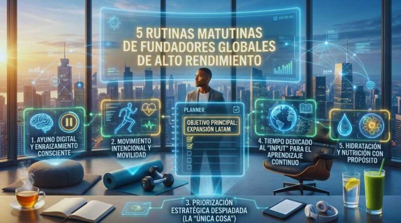 Rutinas de mañana para fundadores 2026