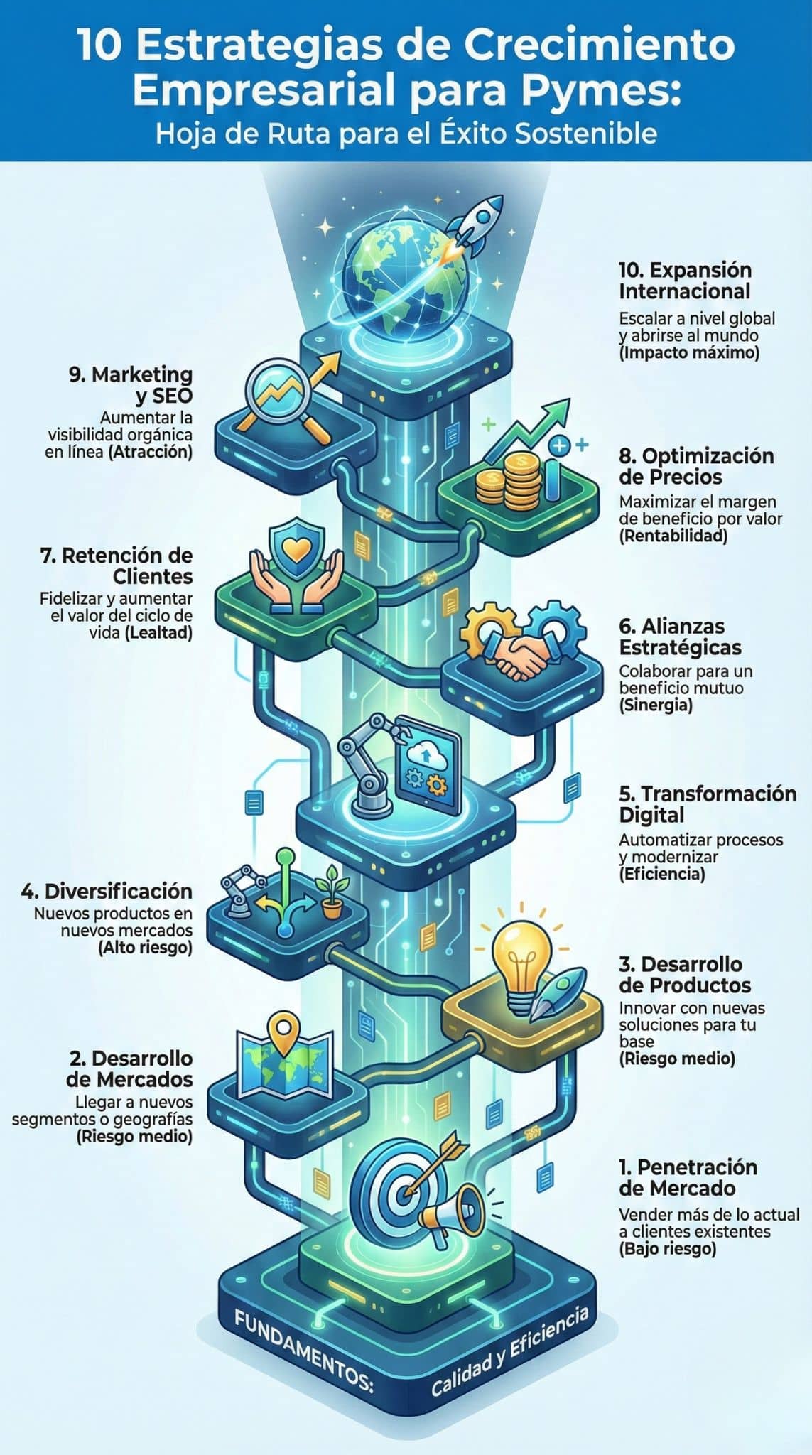 estrategias de crecimiento empresarial