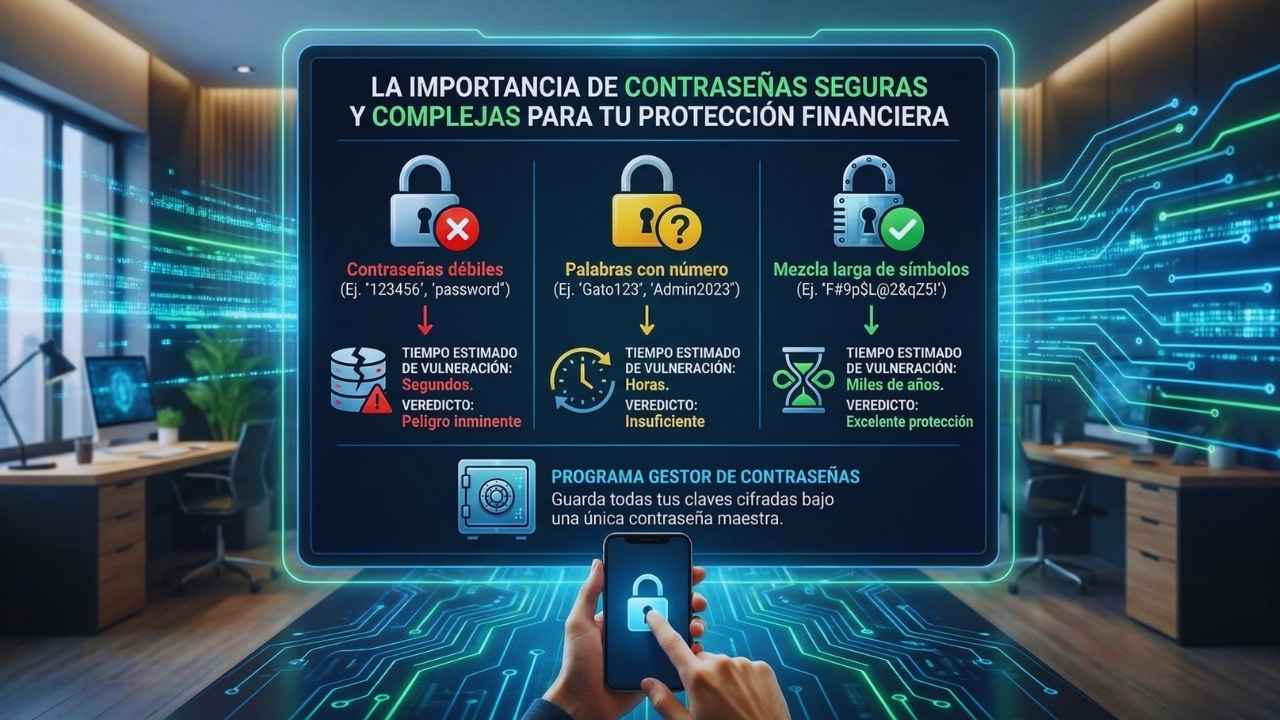 Usa contraseñas que ni tú puedas recordar fácilmente