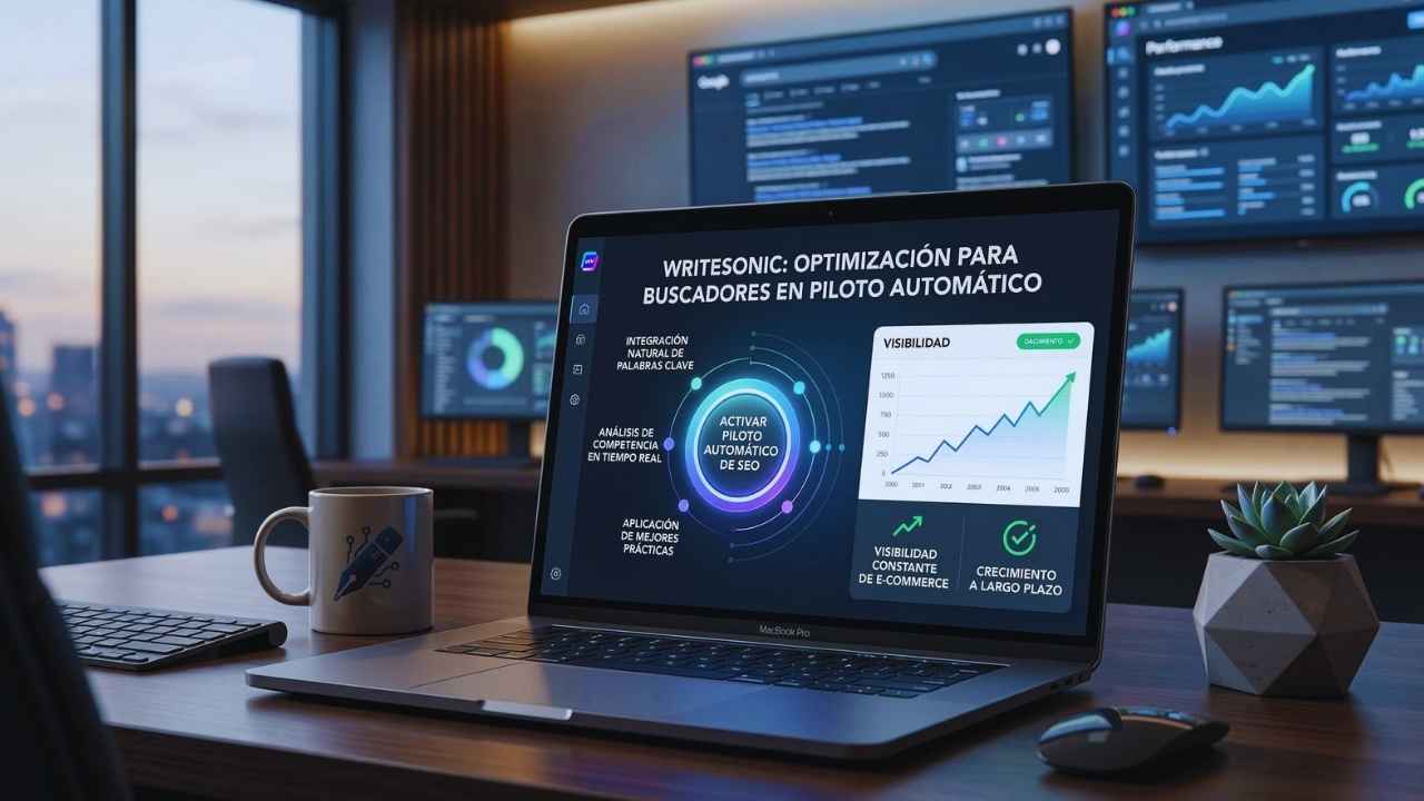 Writesonic: Optimización para buscadores en piloto automático
