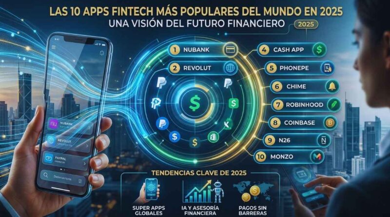 aplicaciones fintech más populares 2025