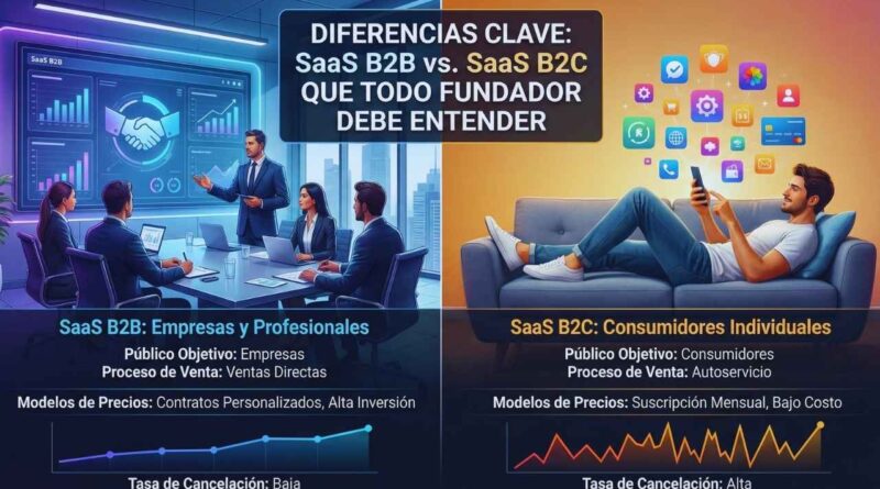 diferencias B2B y B2C SaaS