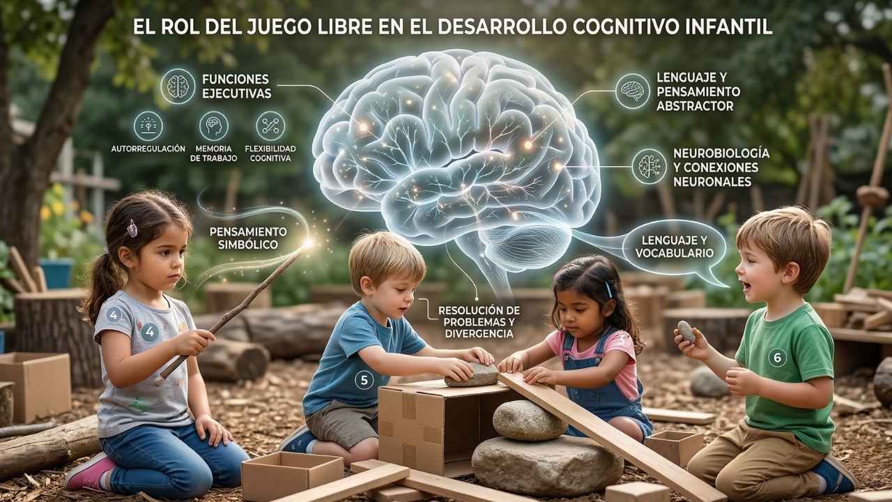 Juego libre en el desarrollo infantil: El secreto de la inteligencia
