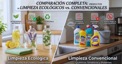 productos de limpieza ecológicos vs convencionales