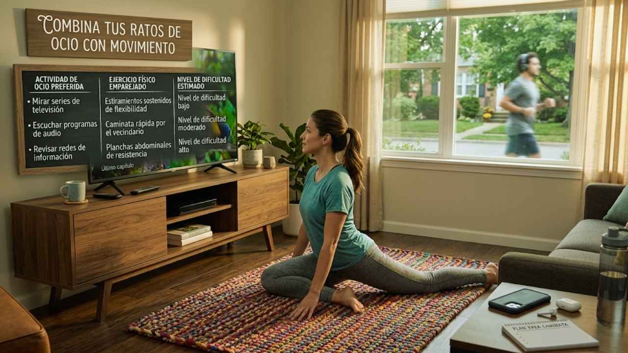 Combina tus ratos de ocio con movimiento