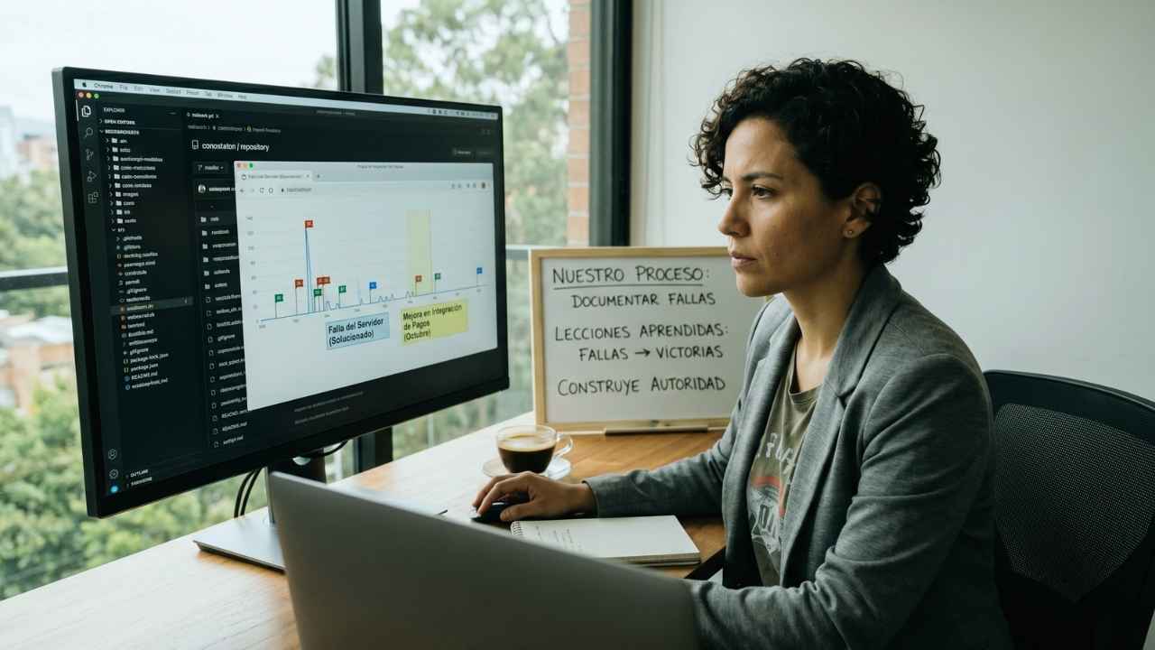 Construye autoridad documentando tus fracasos y victorias