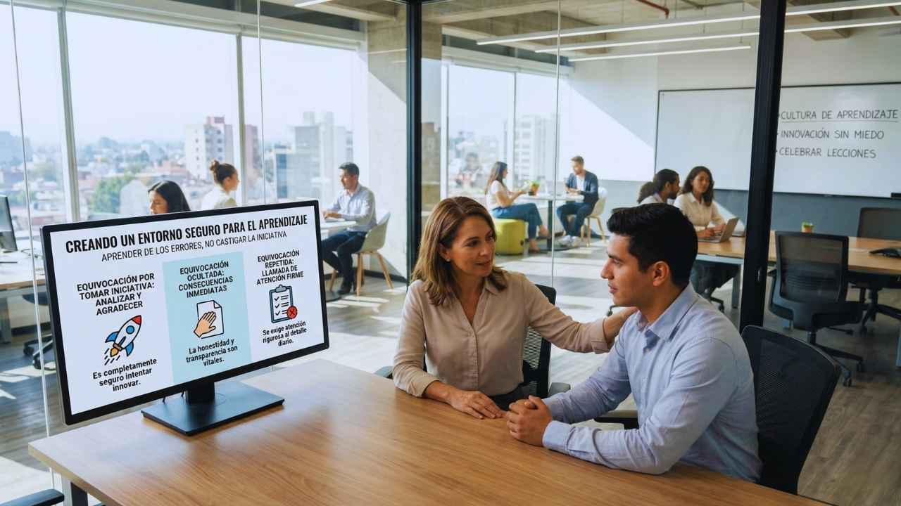 Construye un entorno donde cometer errores no sea castigado