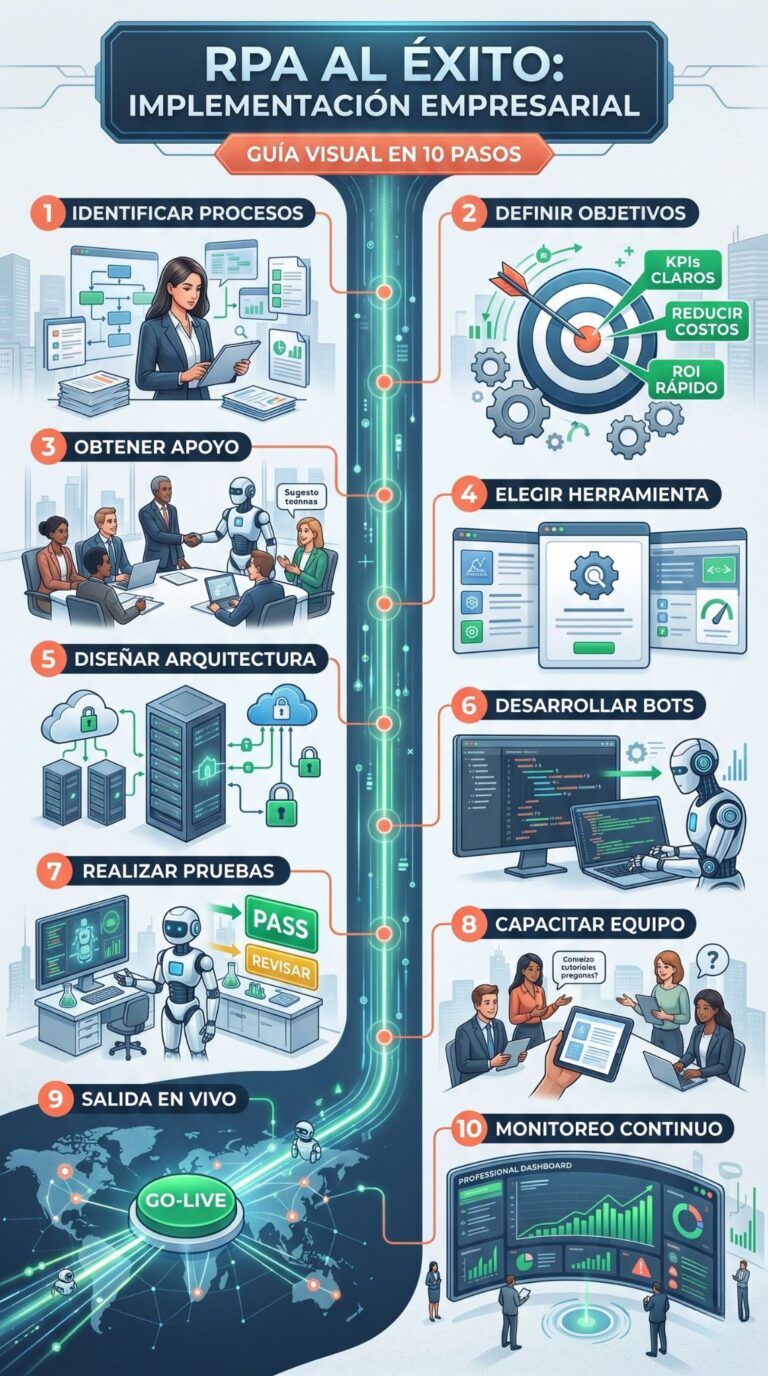 Cómo Implementar RPA en tu Empresa: Guía Paso a Paso