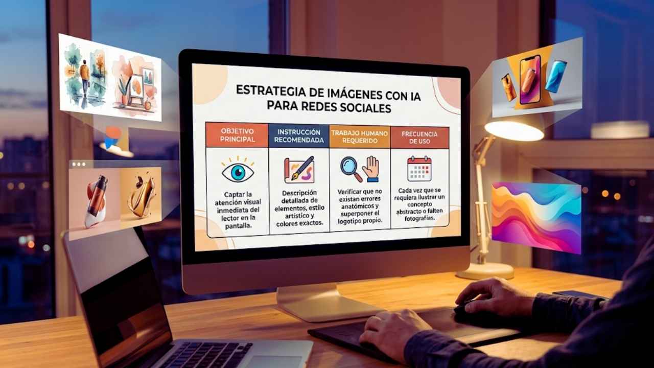 Diseño y generación de imágenes que detienen el desplazamiento vertical