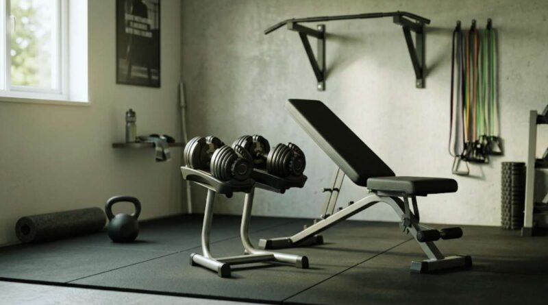 Entrenamiento con pesas en casa