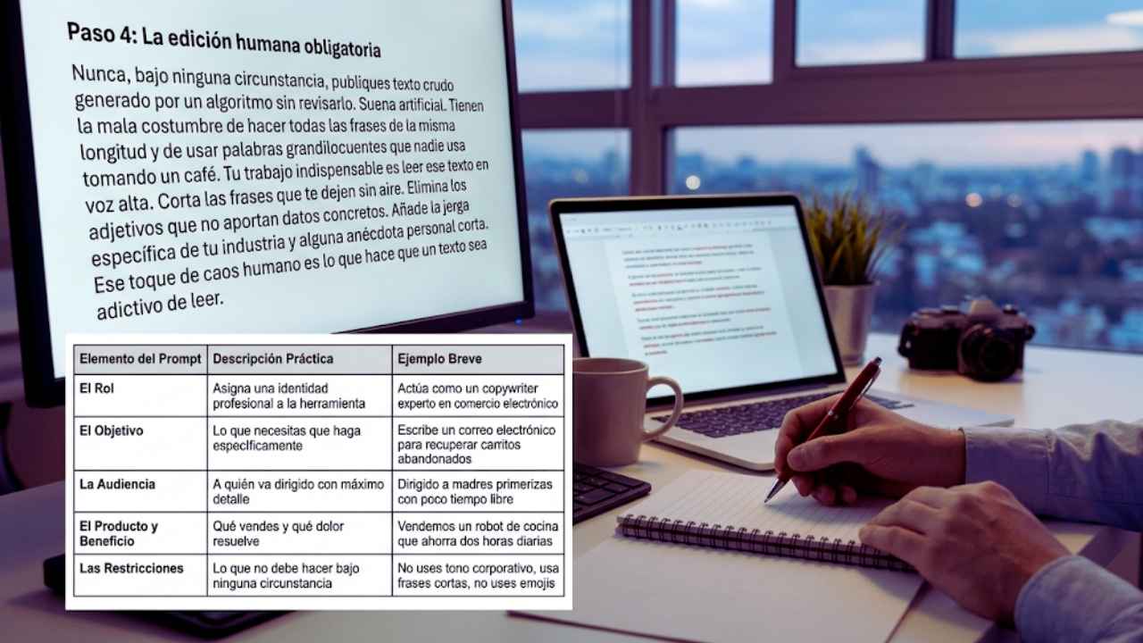 Paso 4: La edición humana obligatoria