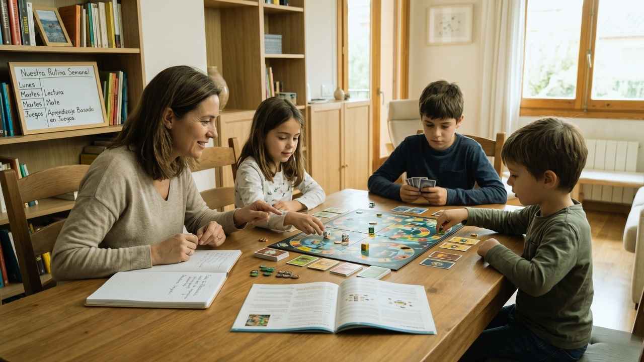 Pasos reales para implementar el aprendizaje basado en juegos en casa