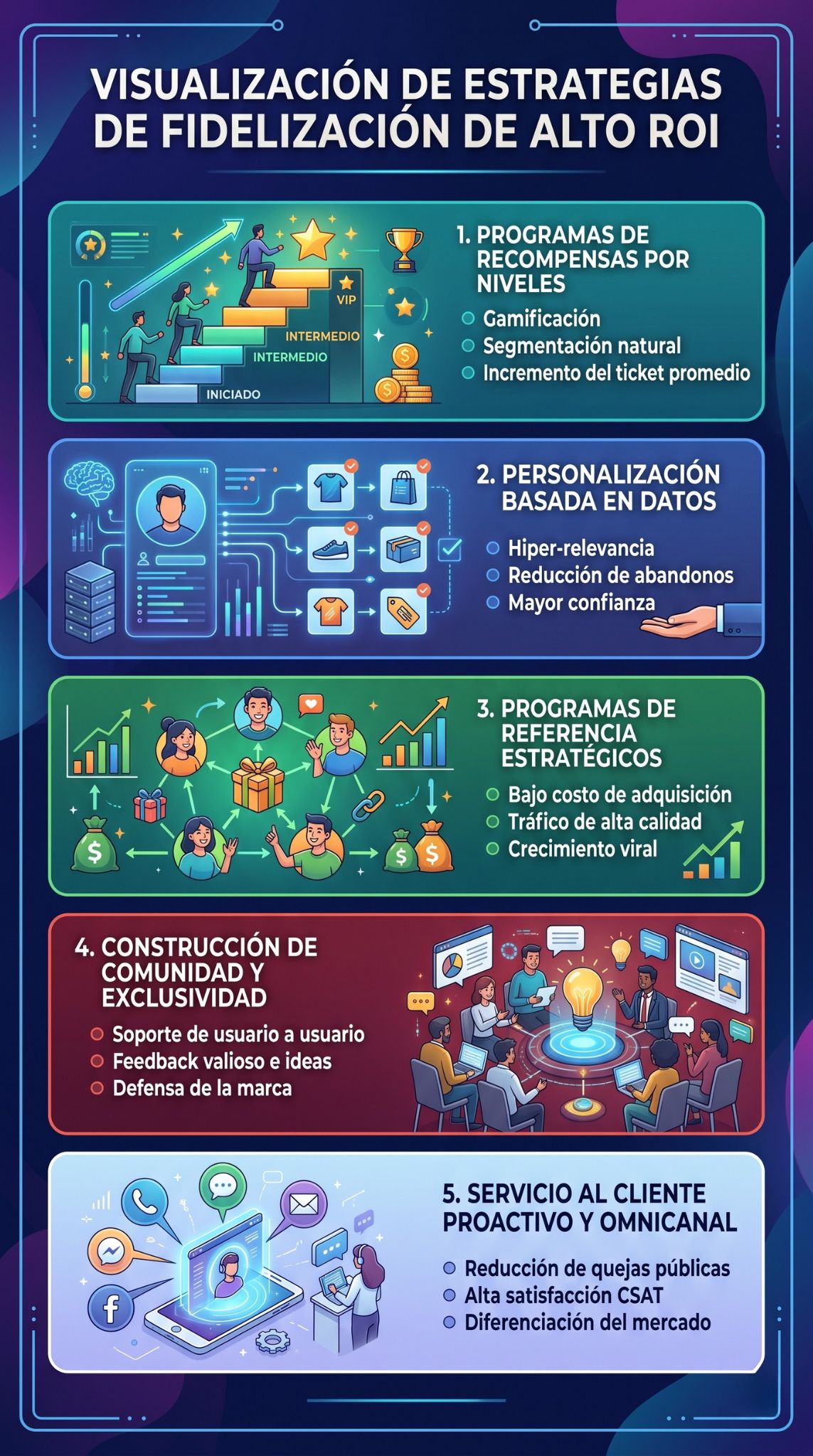 Estrategias de fidelización de clientes