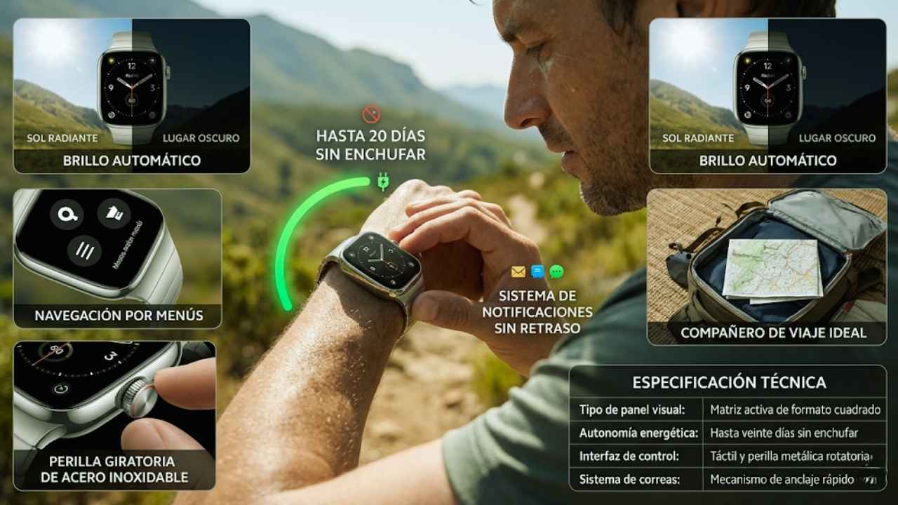 Reloj Redmi 4: Autonomía que parece magia pura