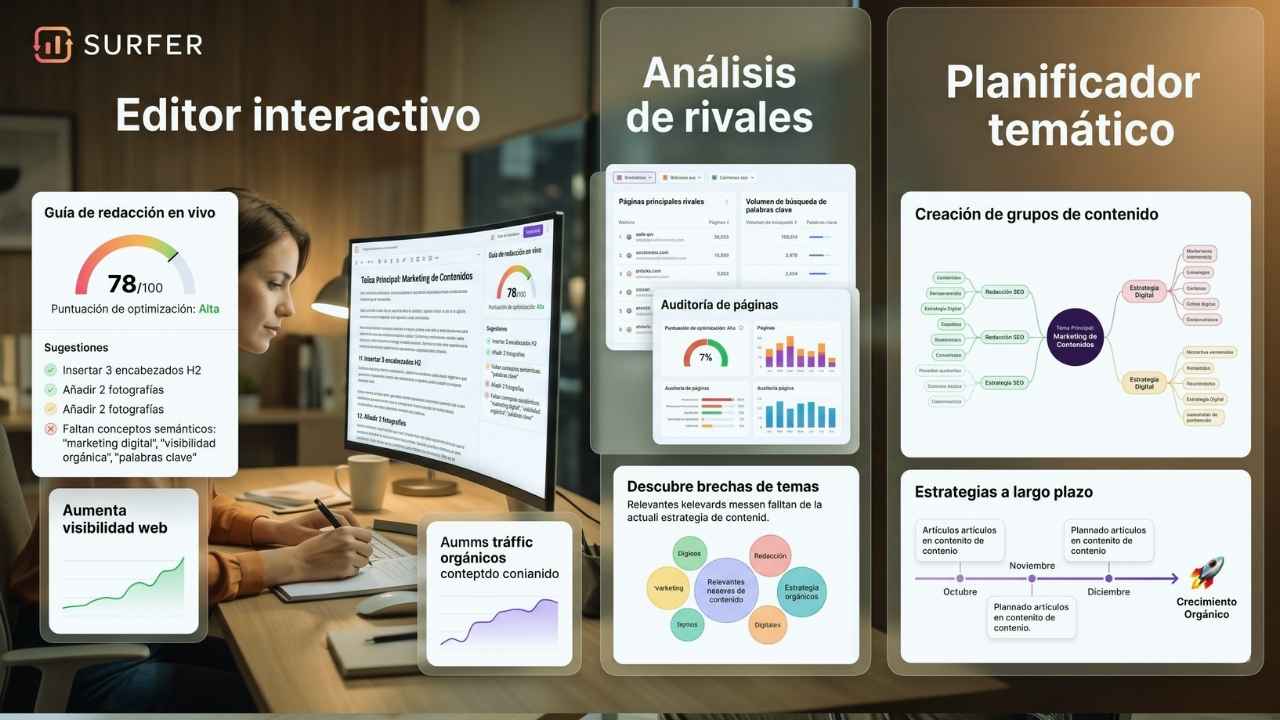 Surfer para dominar el posicionamiento en buscadores