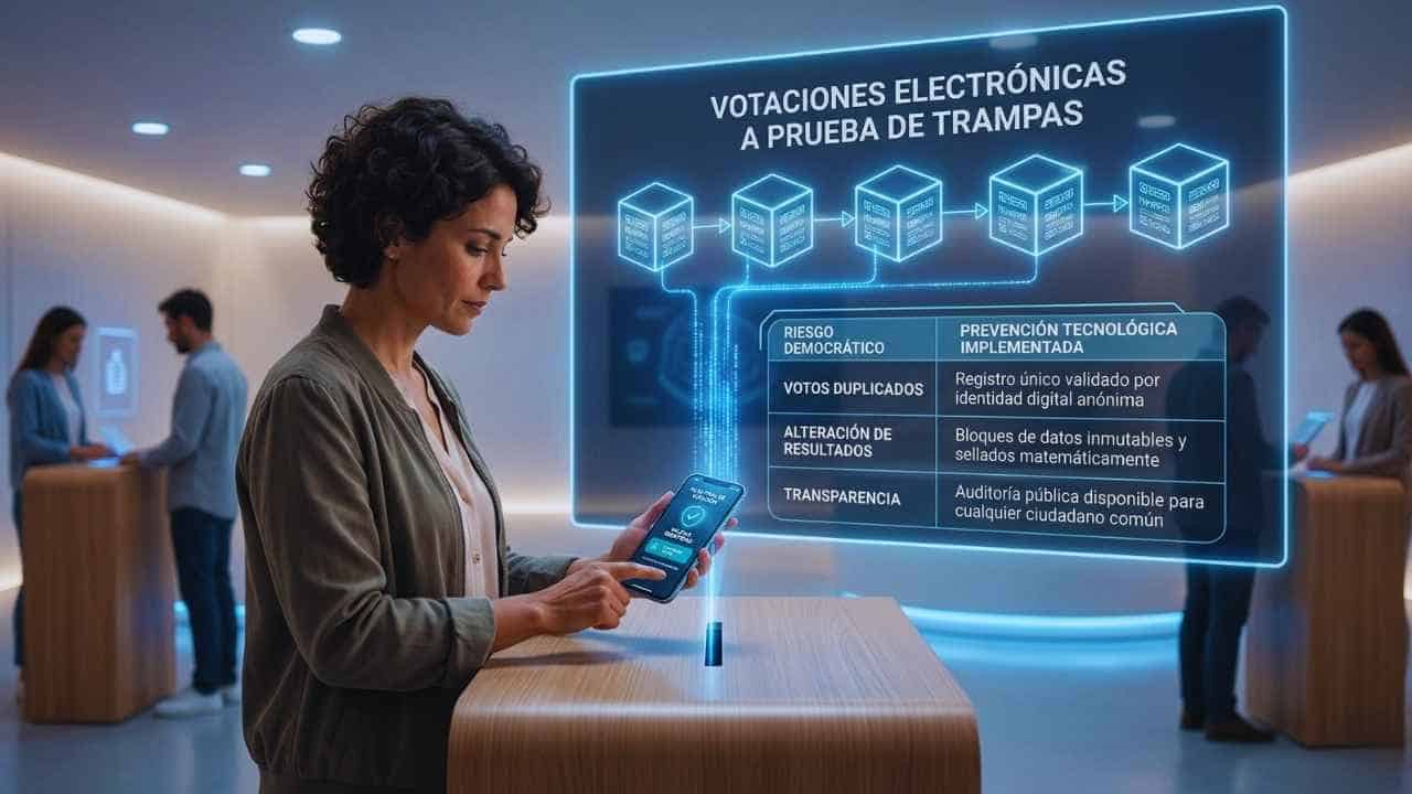 Votaciones electrónicas a prueba de trampas