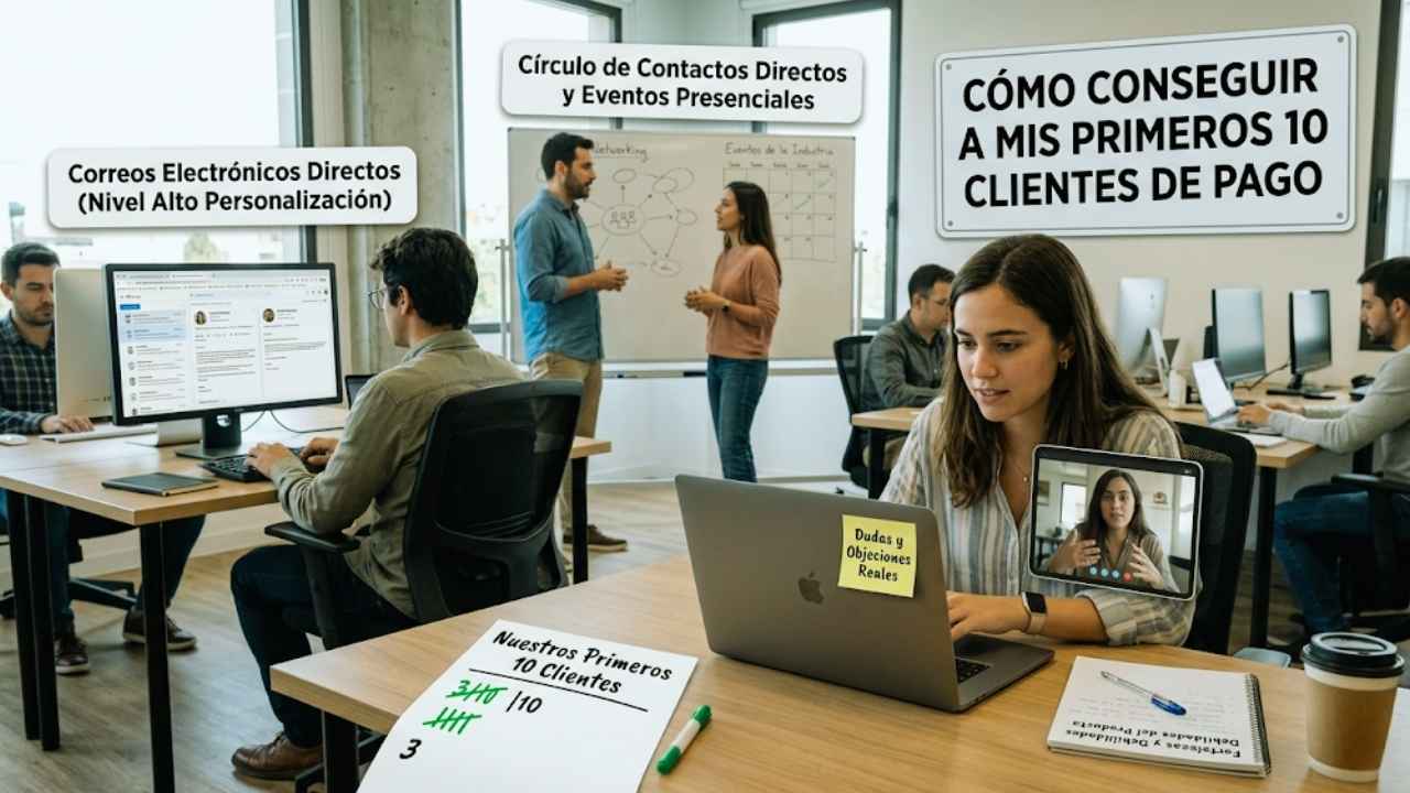 Cómo voy a conseguir a mis primeros 10 clientes de pago?