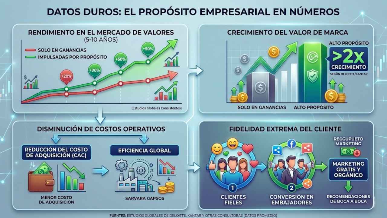 Datos duros: Lo que dicen los números sobre el propósito empresarial