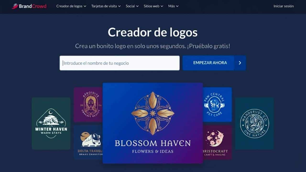 El mejor para freelancers → BrandCrowd