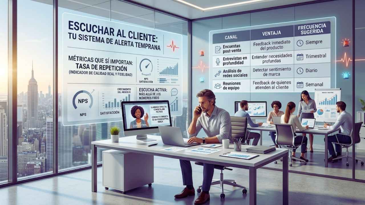 Escuchar al cliente: Tu sistema de alerta temprana