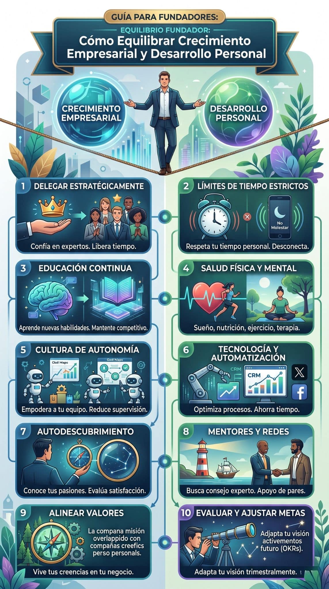 crecimiento empresarial y desarrollo personal