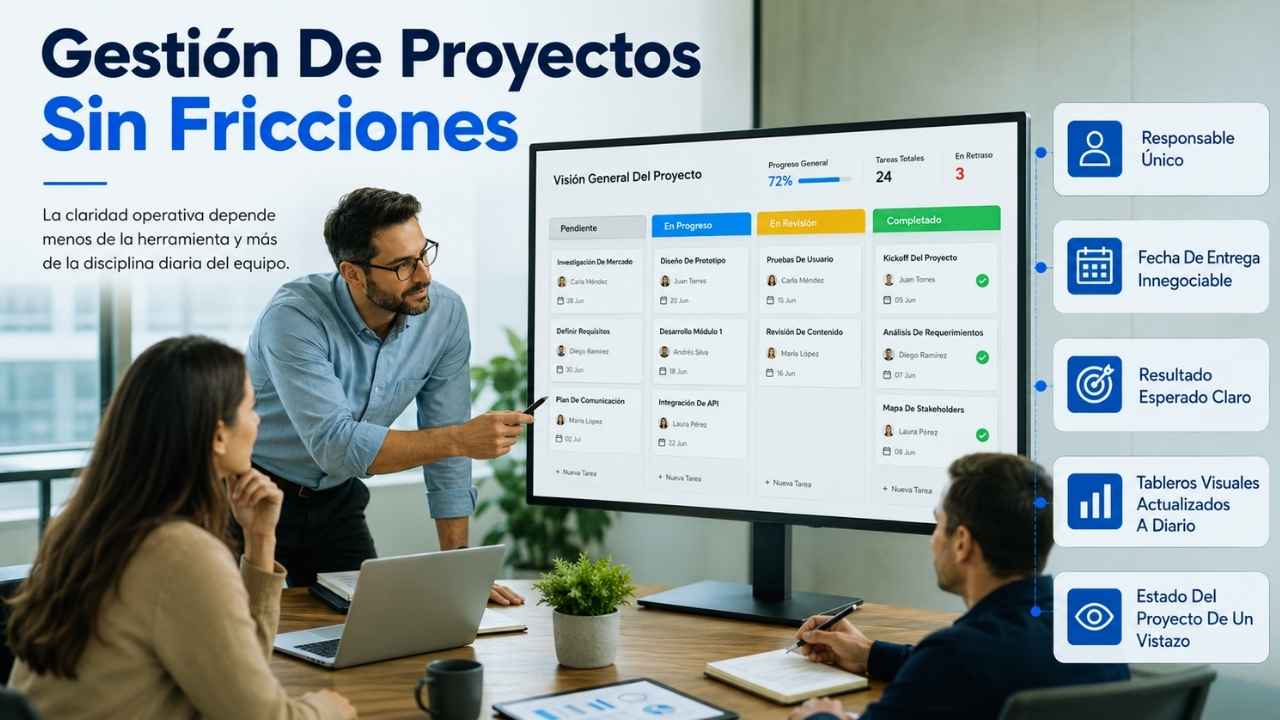 Gestión de proyectos sin fricciones