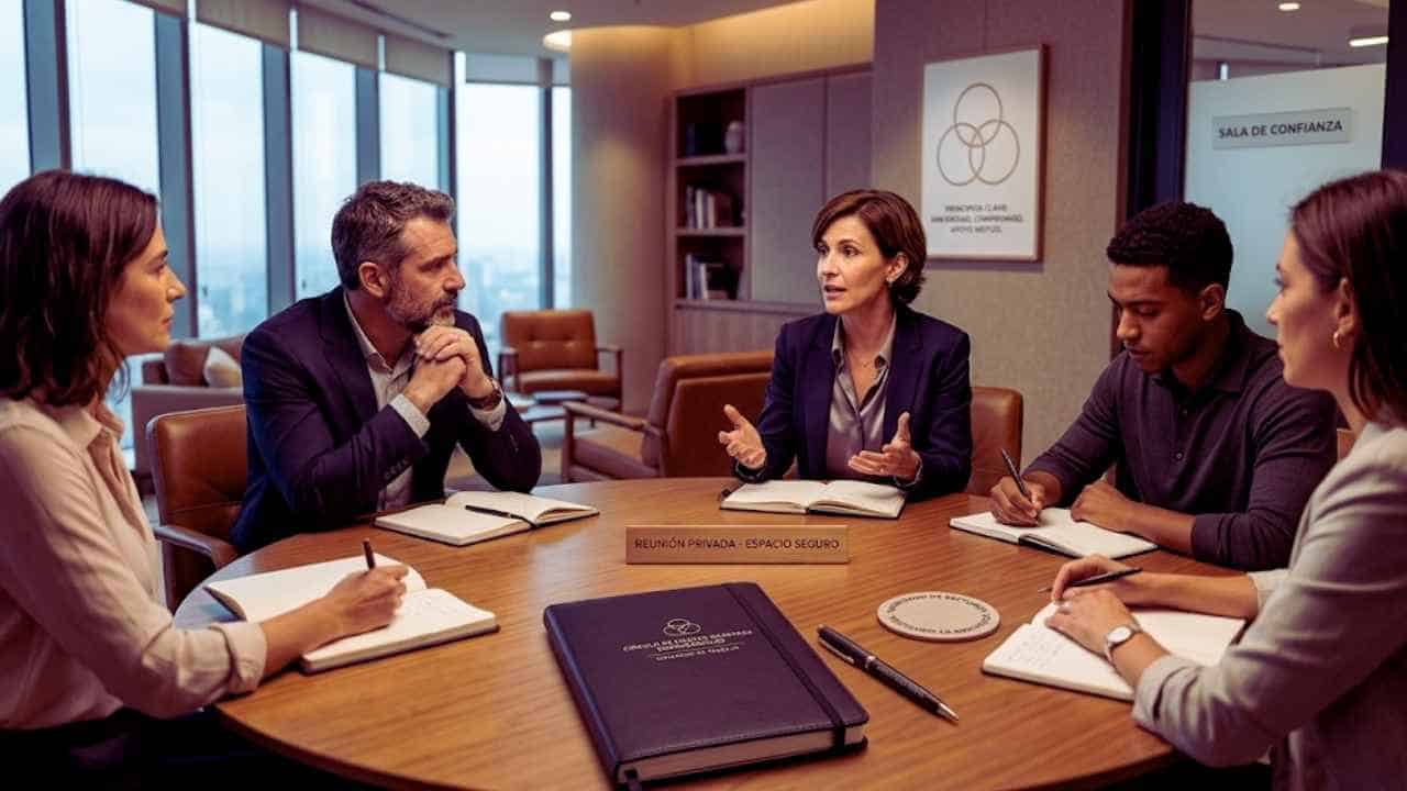 Grupos de mentes maestras y comunidades cerradas