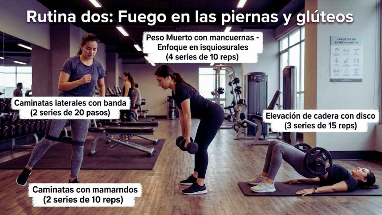 Rutina dos: Fuego en las piernas y glúteos