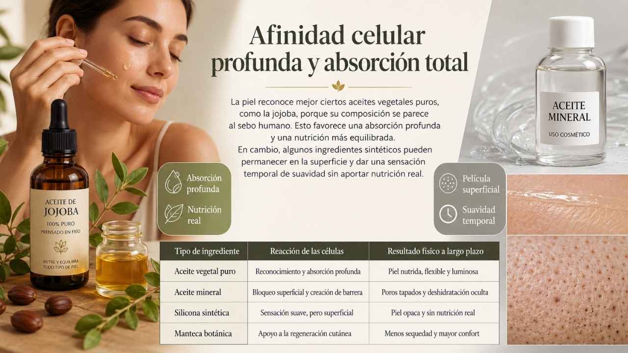 Afinidad celular profunda y absorción total