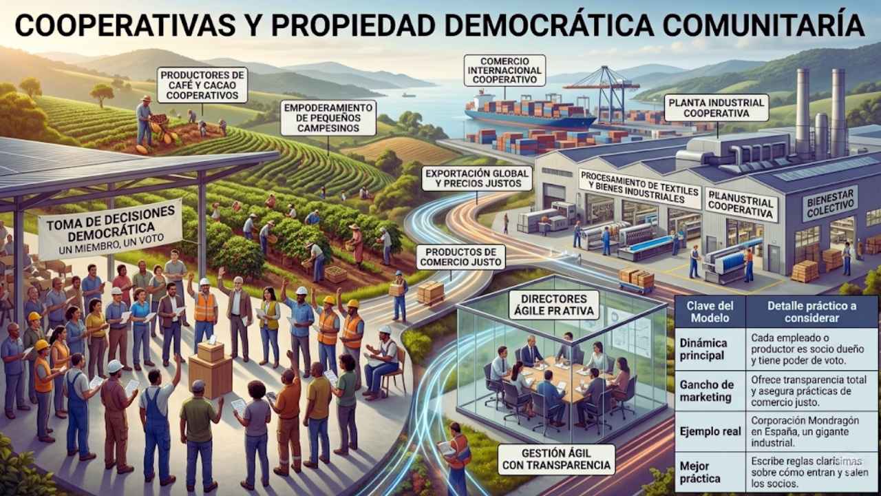 Cooperativas y Propiedad Democrática Comunitaria