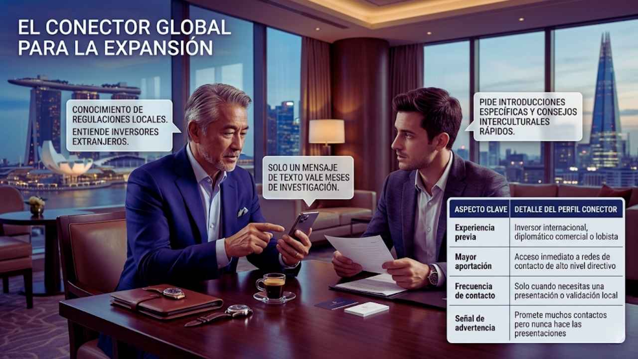 El conector global para la etapa de expansión
