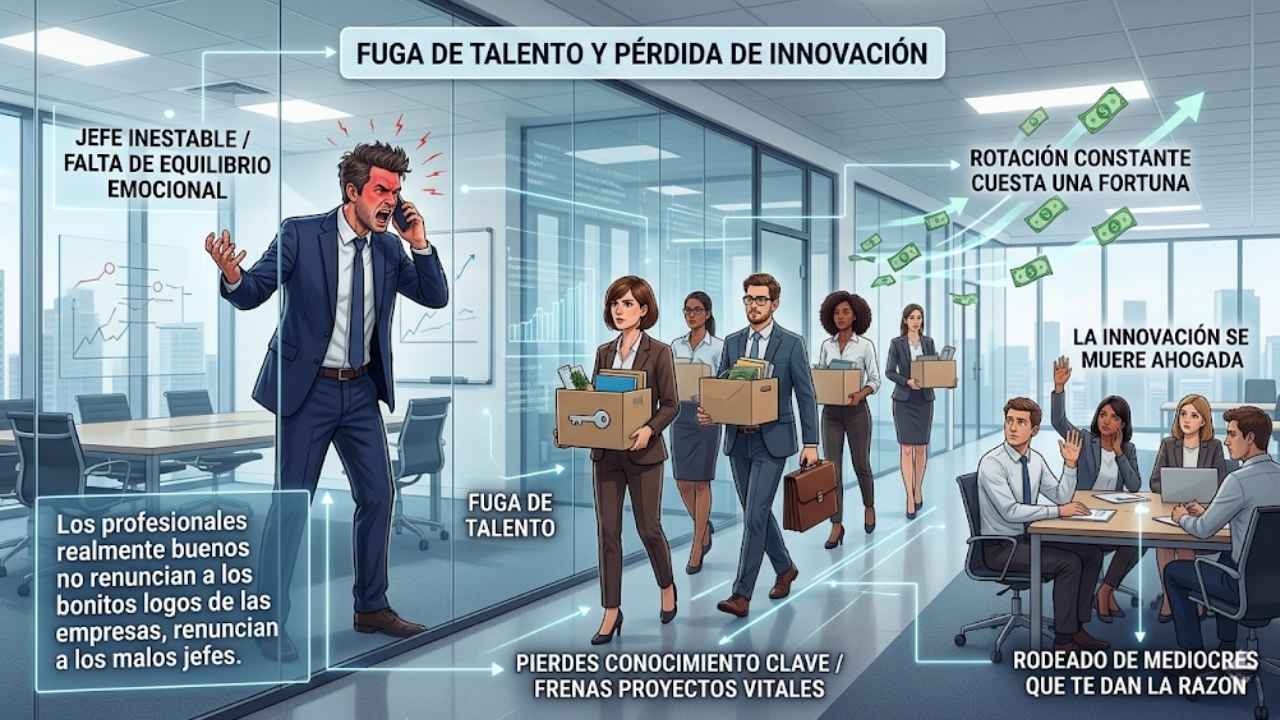 Fuga de talento y pérdida de innovación