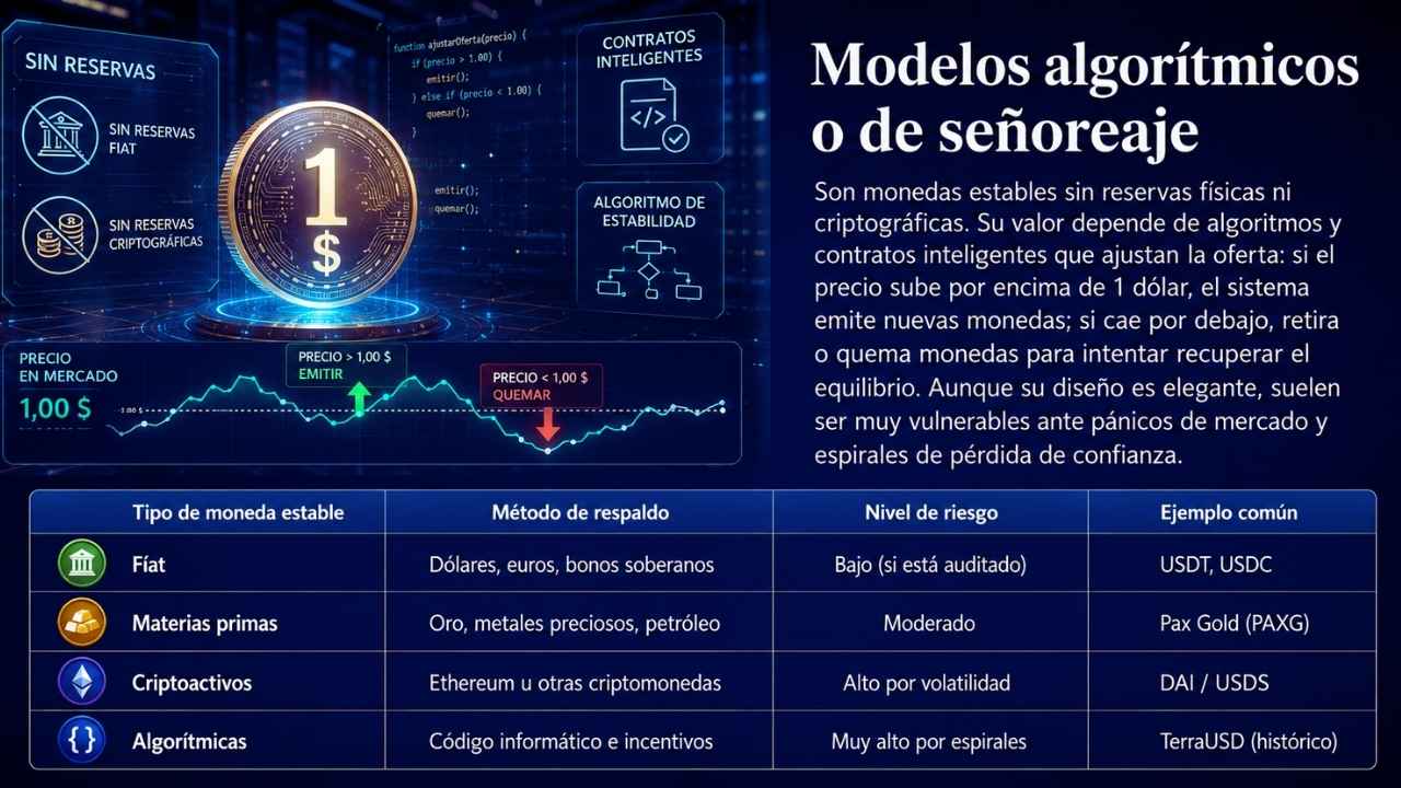 Modelos algorítmicos o de señoreaje (Seignorage-Style)