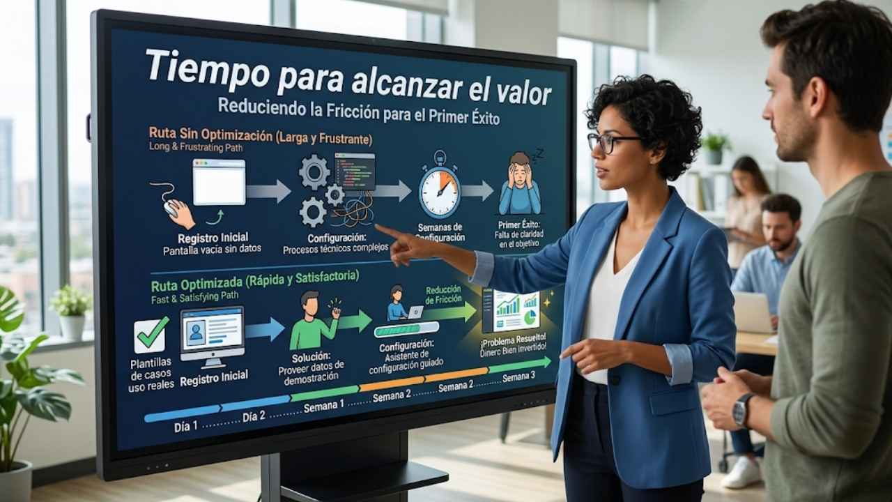 Tiempo para alcanzar el valor