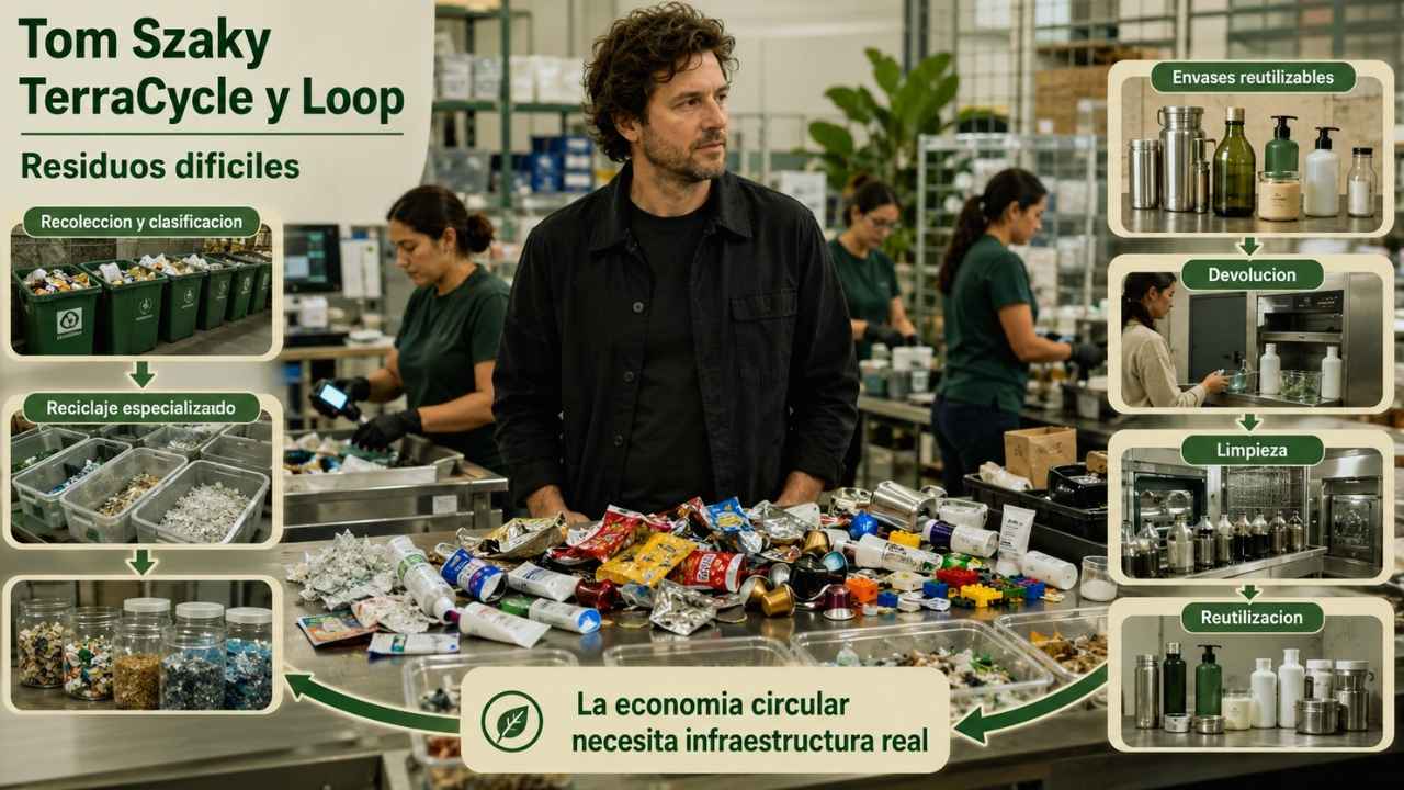 Tom Szaky: TerraCycle y Loop frente a los residuos dificiles