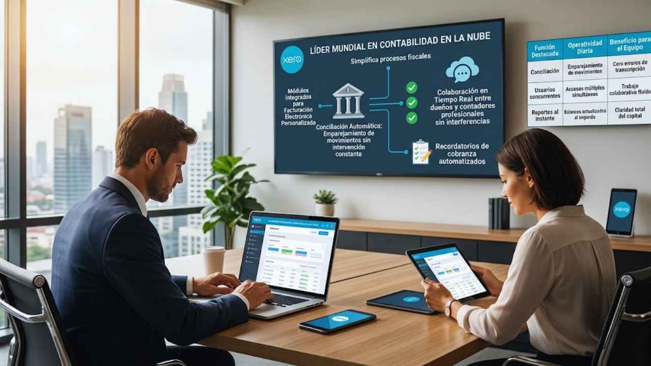 Xero: Contabilidad colaborativa y automatización en la red