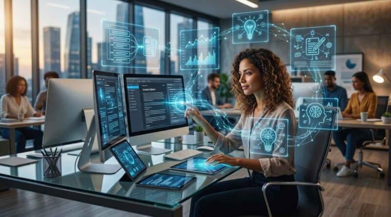 integrar inteligencia artificial en agencias de contenido
