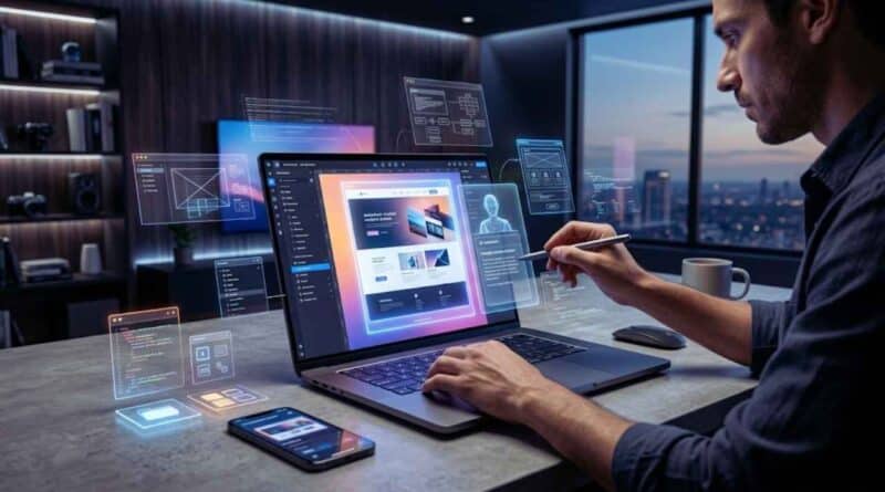 Constructores de sitios web con IA
