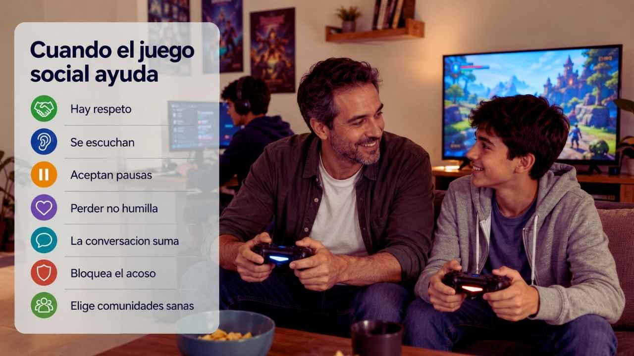 Cuando el juego social ayuda